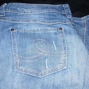 Seven 7 Luxe Straight Leg Jeans size 22